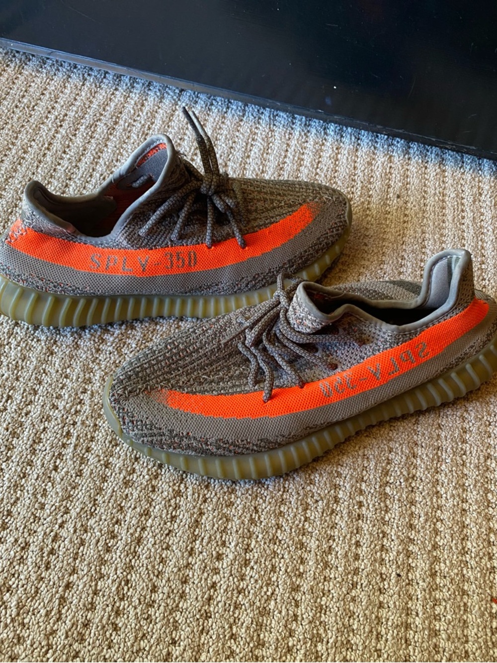 Yeezy Boost 350 V2 Beluga Orange Stripe Sneakers